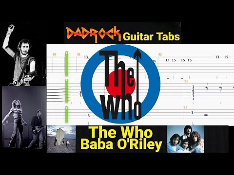 Baba O'Riley - The Who - Guitar + Bass TABS Lesson