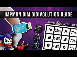 Impmon GP Dim Digivolution Guide - Digimon Vital Bracelet
