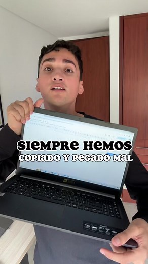 Copiar y pegar correctamente 🙆‍♂️