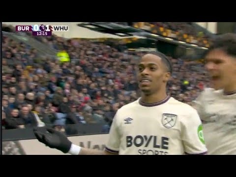 Crysencio Summerville Goal | Burnley vs West Ham 0-1 | Highlights & goals | Premier League 26