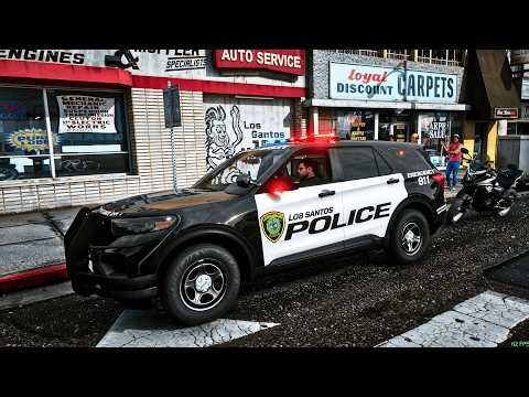 GTA 5 Ultra Realistic Police Patrol | LSPDFR Day Shift