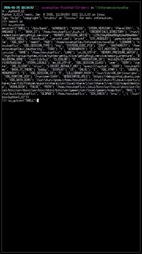 `os.getenv` in #Python #Programming #Coding