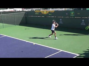 Roger Federer March 12, 2019 FULL practice BNP Paribas Indian Wells practicing Court level HD