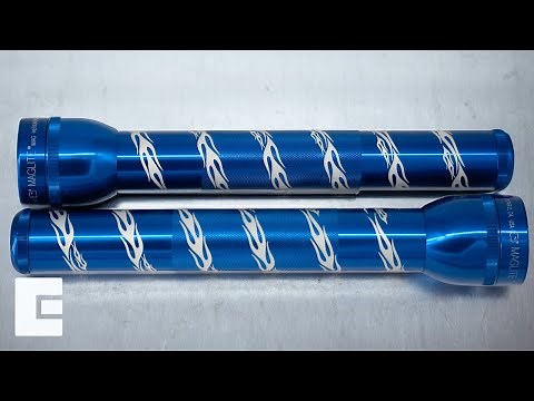 Maglite Flashlight Engraving with a Free Downloadable File