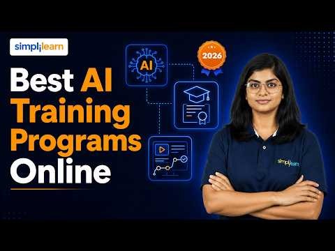 Best AI Training Programs Online In 2026 | Top 5 AI Training Programs To Get A Job | Simplilearn