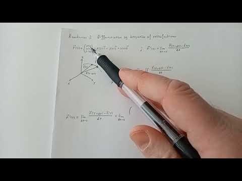 Rumkurver 2 Differentiation og integration af vektorfunktioner