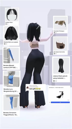 Membalas @matchalatte4484 gara2 body mode model hilang, malah dapet body mungil gacorr.. gas jadi biduan kak 😜😜 #robloxedit #outfitideas #foryou #roblox #robloxfyp