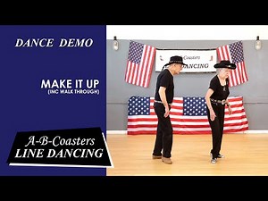 MAKE IT UP - Line Dance Demo & Walk Through