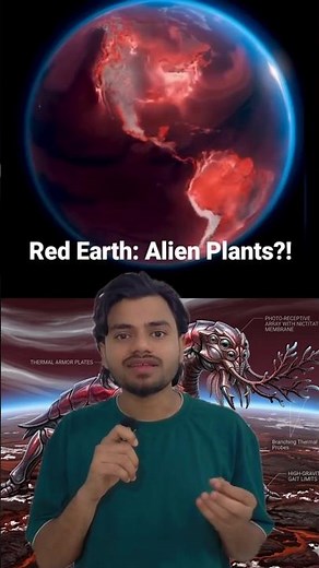 Red Earth: Alien Plants?! 🌍 | NASA Satellite Shows Earth’s Photosynthesis from Space #spacefacts
