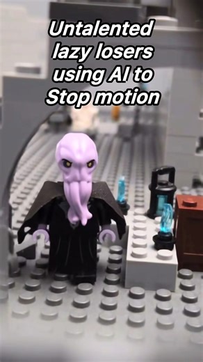 Ai stop motion bad #animation #antiai #talent #edit #lego