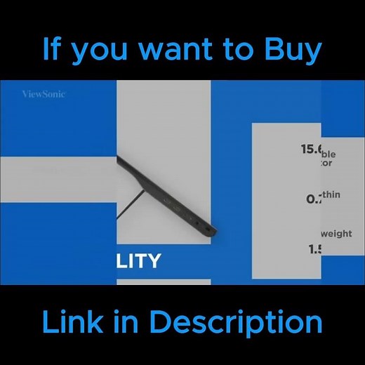 ViewSonic VA1655 15.6 Inch 1080p Portable IPS Monitor