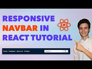 Responsive Navbar Tutorial In ReactJS