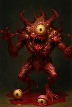 The Multi-Eyed Aberration – Surreal 3D Creature Concept #horror