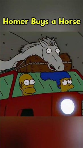 Homer Buys a Horse#shorts#edit