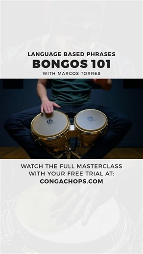 How to Play Bongos with Marcos Torres | CongaChops.com
