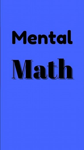 Mental Sums Instantly! Addition Method