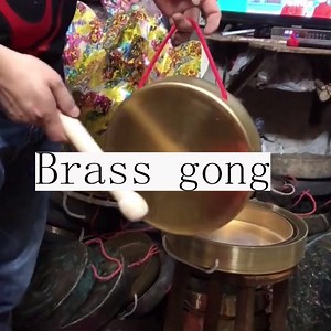Brass Gong Chinese Traditional Lion Dance Gongs
