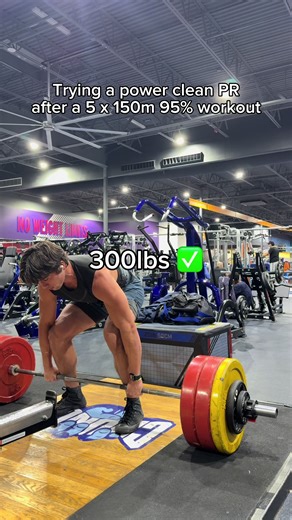 315lbs Power Clean Attempt: Strength and Technique