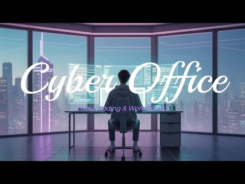 Deep Work Music - Cyberpunk Office | 1 Hour Focus for Work & Coding