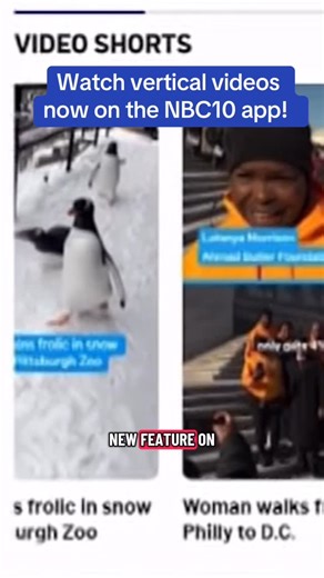 NBC10 Philadelphia on Instagram: "Want an easier way to view local and national news on the go? An exciting new feature on the NBC10 app will help you do just that. On Wednesday, NBC10 launched our vertical video player for iOS users. The feature will be available for Android users on Thursday. To see the videos, update or delete and reinstall the NBC10 app on your phone. The vertical videos will then be available under the “Video Shorts” section of the NBC10 app. The videos – which will be upda