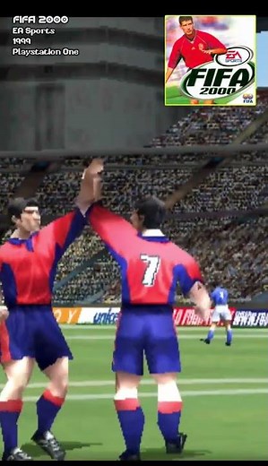 Fifa 2000 (PS1) Spain 3 - Italia 1