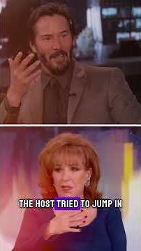 Keanu Reeves vs Joy Behar — The Calm Reply That Shook The View