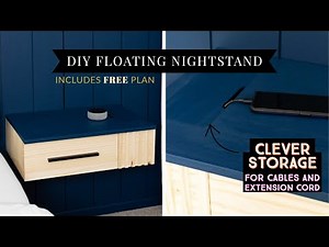 DIY Floating Nightstands + FREE build Plan | Master Bedroom Remodel Series PART-3