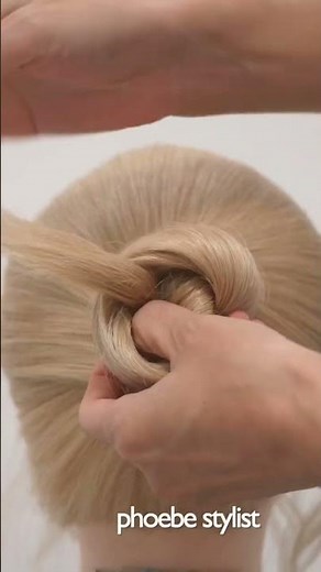 法式髮簪盤髮（2）簡易版 Simple And elegant hairstyle#hairtutorial #hairstyle