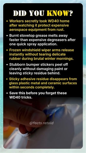 WD40 Tricks Almost Nobody Knows