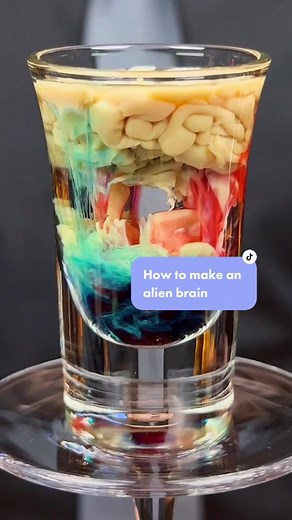 How to Make an Alien Brain Cocktail at Home