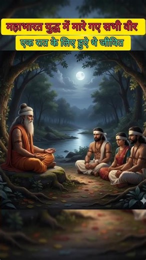 महाभारत युद्ध में मारे गए वीर हो गए अचानक जीवित | महाभारत कथा | #mahabharatkatha #shortvideos