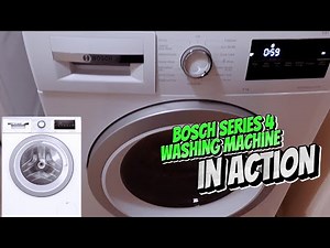 Bosch Series 4 Washing Machine In Action
