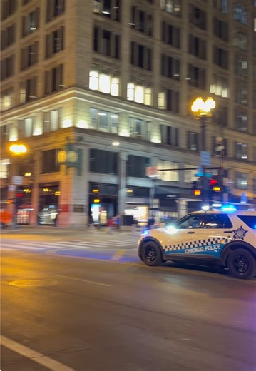 Chicago Police Responding to an Incident