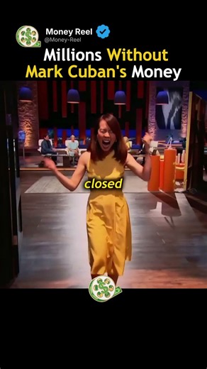 SHE DID IT🤩Millions Without Mark Cuban's Money #sharktank #Business#MoneyReel#SideHustle#Profit #usa