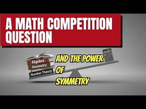 How I solve a Math Competition Question?