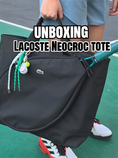 Unboxing Lacoste Neocroc Tote: Perfect Tennis Bag