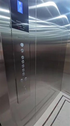 FUJI Precision Passenger Elevator Side-opening door, Stainless steel#FUJIPrecison #FUJIelevator