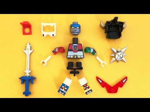 Lego Robot VOLTRON: Legendary Defender | Lion Force Voltron Minifigures | Unofficial Lego
