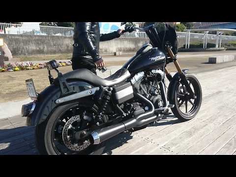 【Harley FXDB】Dyna Street Bob Exhaust sound!!
