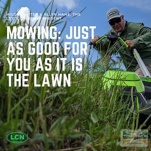47 reactions · 7 comments | Follow along with Allyn Hane, the Lawn Care Nut, on why mowing is great for you and great for your lawn's health. | Milorganite Fertilizer | Facebook