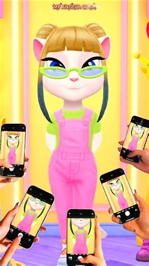 Angela Fashion Queen 👑🫴🏻 #mytalkingangela2