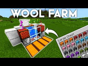 Minecraft 1.21: Build the Ultimate Automatic Wool Farm | Automatic Wool Farm in Minecraft - 1.21