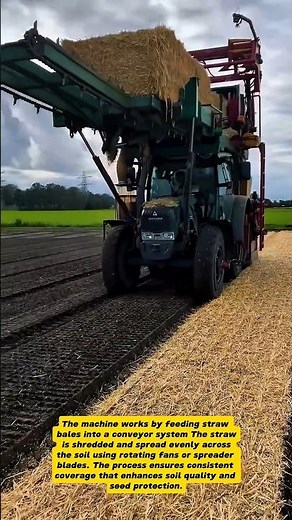 Automatic Straw Spreader Machine | Smart Farming Technology for Soil Protection
