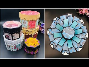 Step by Step Tutorial:Explosion Box & Giant Gift Box (20101808) #tutorial