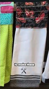 Transform Your Kitchen with These Stylish Hanging Dish Towels!