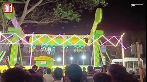 Bügel versagt: Horror-Unfall auf dem Jahrmarkt