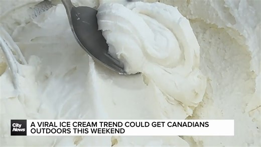 A viral ice cream trend could get Canadians outdoors this weekend