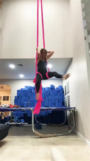 I kept getting HIT!! @Themcfivecircus @aerialsilks