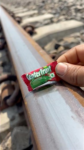 Train 🚂 vs Centerfruit candy 🍬 what 😱happened next..?