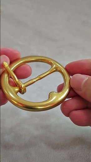 Solid Brass Center Bar Pin Buckle for Women Belts #carosung #hebillas #buckles